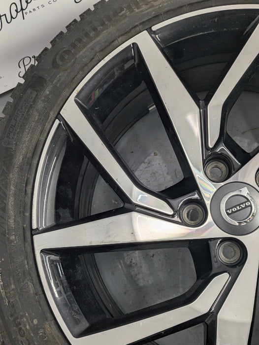 2021 Volvo V60 T6 R-Design Y Spoke Black Diamond Cut Wheel 8 X 18 Et 42 31471311 #3
