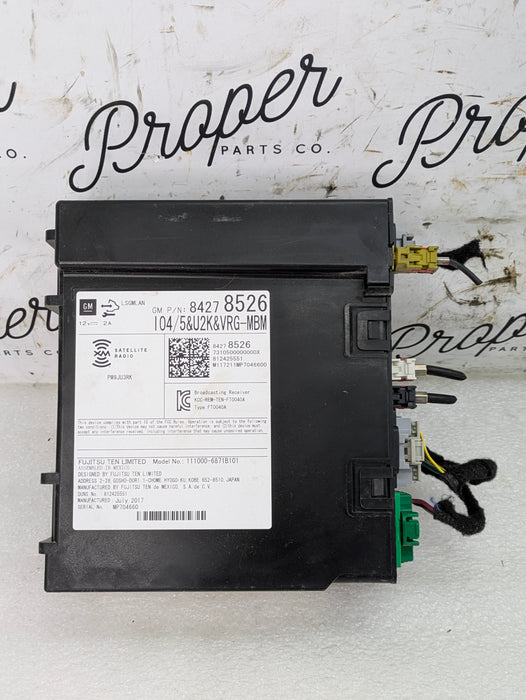 2018 Chevrolet 6th Gen Camaro 2SS Navigation Touch Screen Radio Receiver Control Module 84278526
