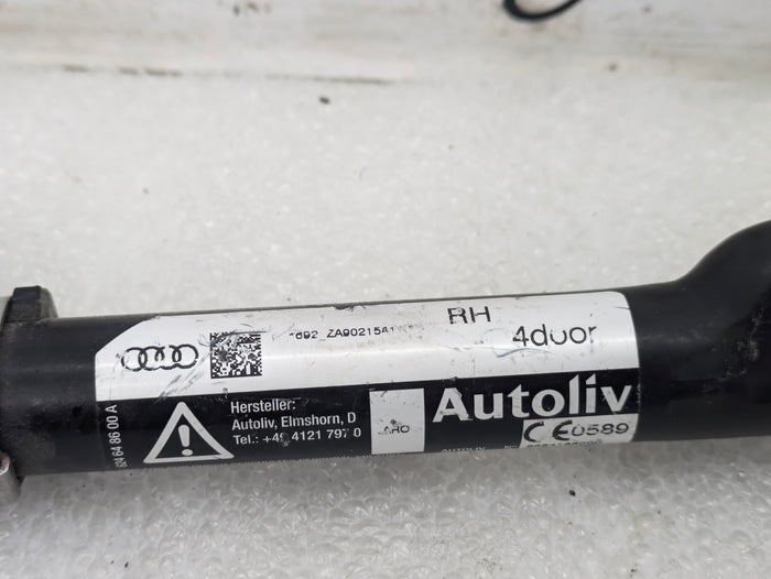 2015-2018 Audi Q3 8U Front Right Passenger Side Seat Belt & Pre Tensior 8U0857620