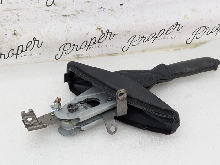 BMW E46 330i 330ci Emergency Parking Brake Lever Handle W/Black Leather Boot 1164489