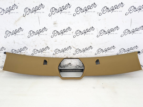 Porsche 996.2 911 Carrera 4 Cabriolet Convertible Upper Windshield Trim Savanna Beige Leather 99655505903/07
