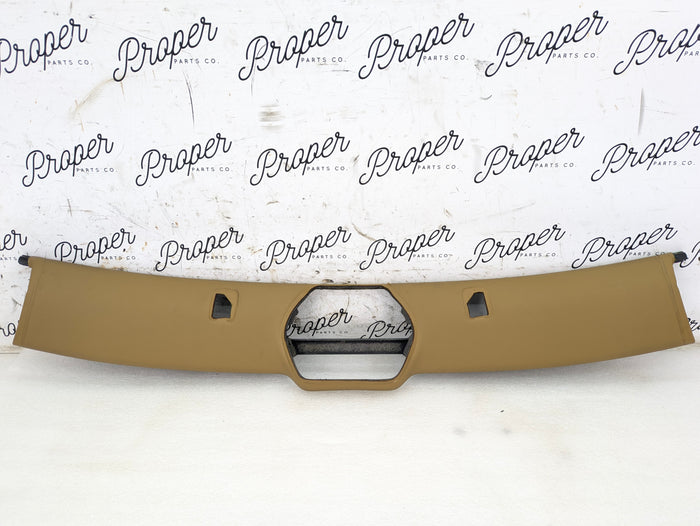 Porsche 996.2 911 Carrera 4 Cabriolet Convertible Upper Windshield Trim Savanna Beige Leather 99655505903/07