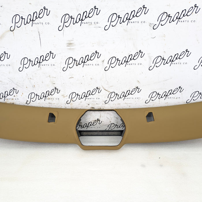 Porsche 996.2 911 Carrera 4 Cabriolet Convertible Upper Windshield Trim Savanna Beige Leather 99655505903/07