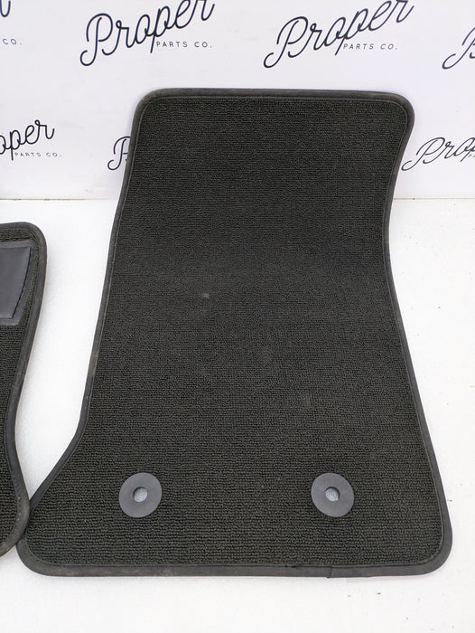 Chevrolet C7 Corvette Stingray Black Carpet Summer Floor Mats Set 84196982 *DAMAGED*