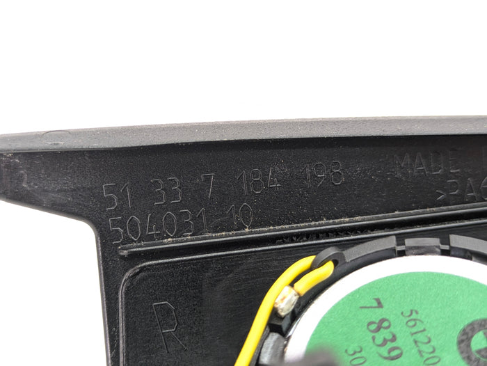 BMW E92 E93 335xi 328xi M3 Left/Right Front Door Individual Audio Tweeters W/Trim 7839851/7184197/7184198