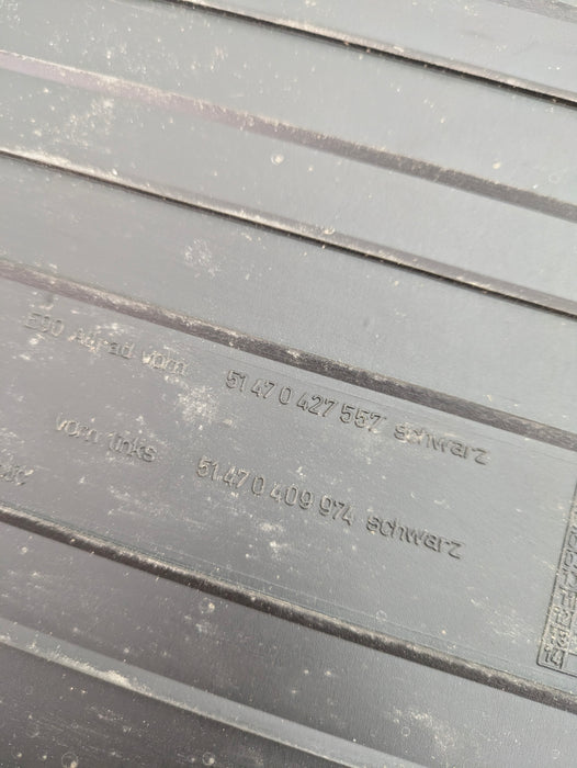 BMW E90 E91 325xi 335xi 330xi 328xi  AWD Rubber/Winter Floor Mat Floor Liner Set 51470427557/51470427558