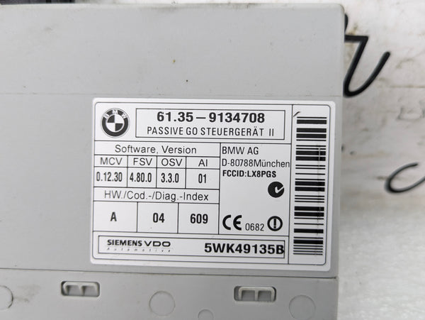 BMW E90 E91 E92 E93 335xi 330xi 328xi 325xi 323i M3 Keyless Entry Comfort Access Passive Go Control Module 9134708