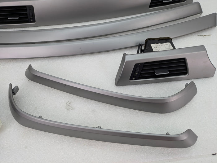 BMW E90 E91 325xi 335xi 330xi 328xi 323i Non-iDrive/Navigation Silver Interior Trim Set