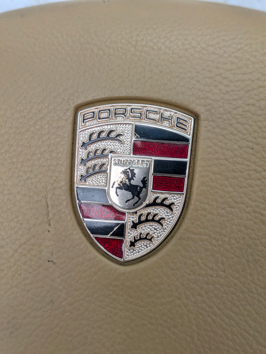Porsche 996.2 911 Carrera 4 3 Spoke Steering Wheel Airbag Savanna Beige 99680308902