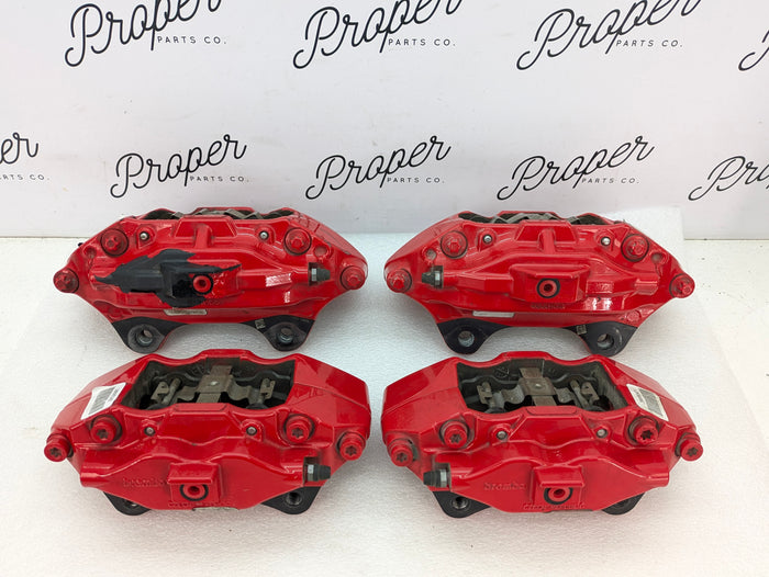 Chevrolet C7 Corvette Stingray Front & Rear Brembo Brake Calipers Set Red 20C79021/20C79022/20B95348/20B95347 *NOTE*