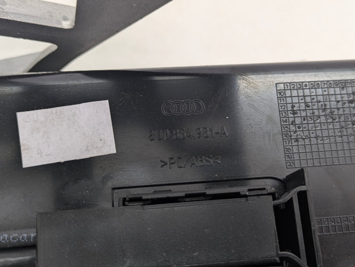2015-2018 Audi 8U Q3 Front Center Console Armrest Black Leather Compartment Mechanism 8U0864207/8U0864283 *DAMAGED