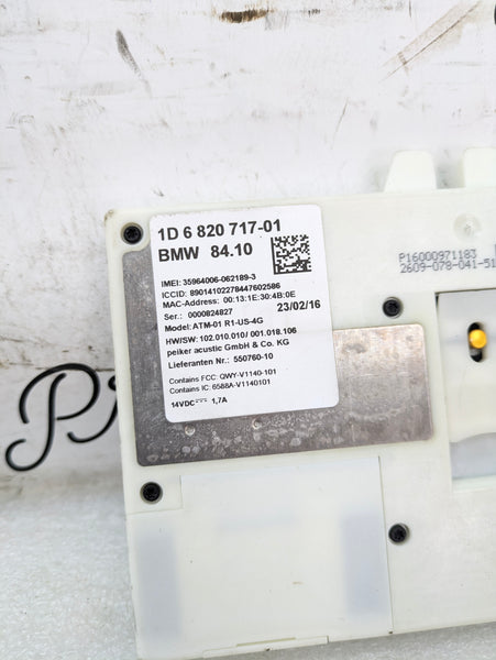 BMW F36 435xi Telematics Communication Control Uni Module 6820717/84101D6820717