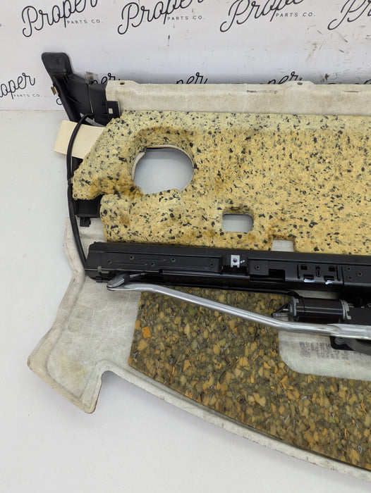 BMW E60 M5 550i 545i Alcantara Schwarz Parcel Shelf & Power Sun Shade 51467897648