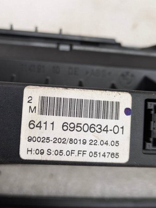 BMW E60 E61 530xi 525xi 545i 550i Air Conditioning AC HVAC Climate Control Dash Switch & Trim 6950634