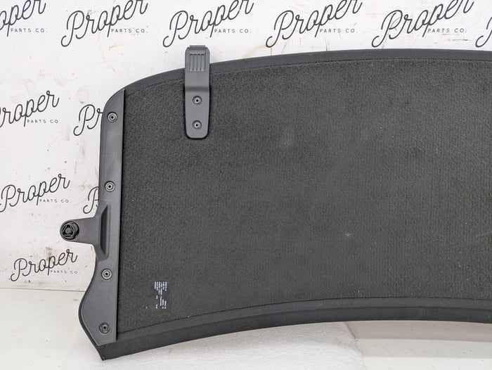 BMW F36 435xi 430xi 440xi 428xi Rear Rearward Parcel Shelf Trunk Cargo Cover Section Black 8062774
