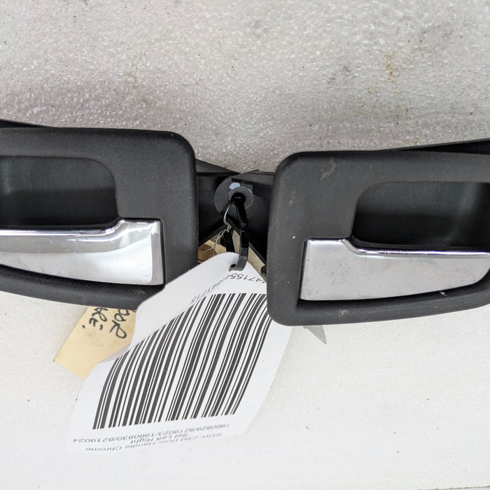 BMW Z3 M Roadster/M Coupe Left/Right Chrome Interior Door Handle Set 1960829/1960830