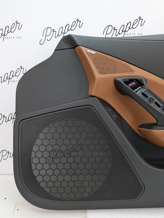 Chevrolet C7 Corvette Stingray Right/Passenger Side Door Card Panel Kalahari Leather *DAMAGED*