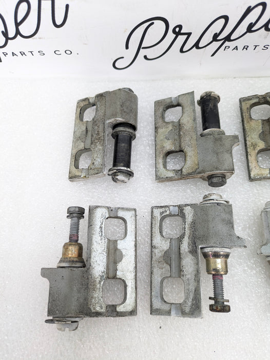 BMW E46 330i 328i 325i 323i Sedan/Wagon Upper & Lower Door Hinge Set Alpine White 41518240079