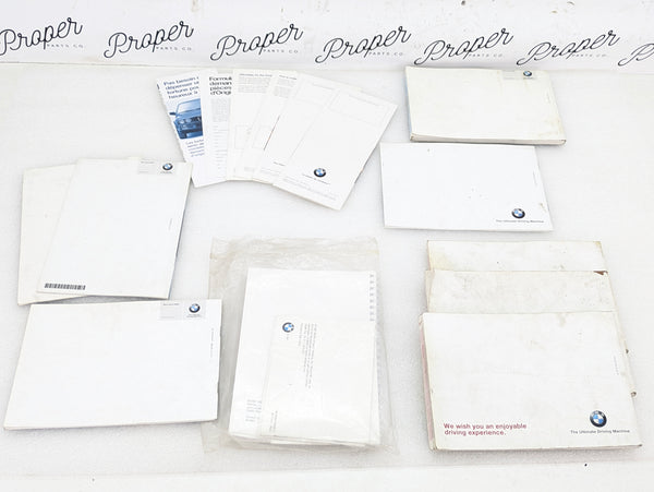 BMW E46 330Ci 325Ci 323Ci Misc. BMW Owners Manual Radio Booklet & Pamphlets Set 01410158112