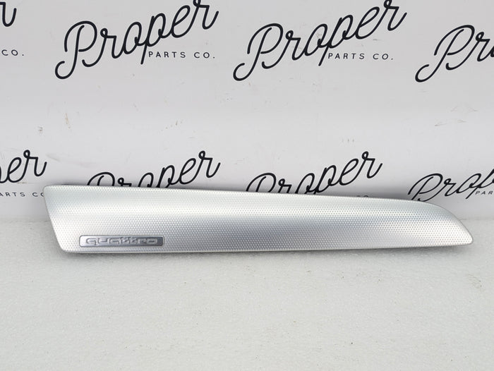 2015-2018 Audi 8U Q3 Right Dashboard Aluminum Silver Panel Cover Trim 8U1853190C