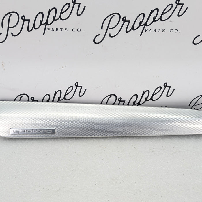 2015-2018 Audi 8U Q3 Right Dashboard Aluminum Silver Panel Cover Trim 8U1853190C
