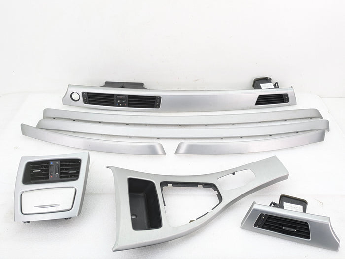 BMW E92 335xi 335i 328xi 328i Coupe Brushed Aluminum iDrive Interior Trim Set
