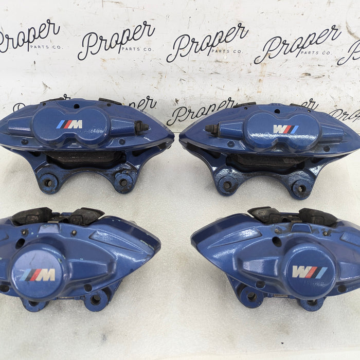 BMW F30 F31 F32 F33 F36 340 440 435 335 M sport Brembo Blue Brake Caliper Set Front & Rear