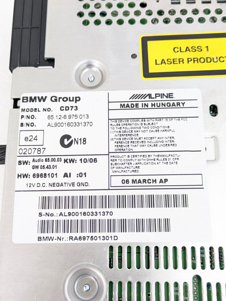 BMW E90 E91 E92 E93 325xi 335xi 330xi 328xi 323i Professional Headunit/Radio/CD Player 6975013