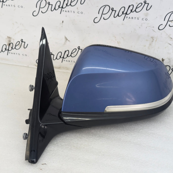 BMW F32 F33 F36 435xi 440xi 430xi 428xi Left/Driver Side View Mirror Estoril Blue (B45)