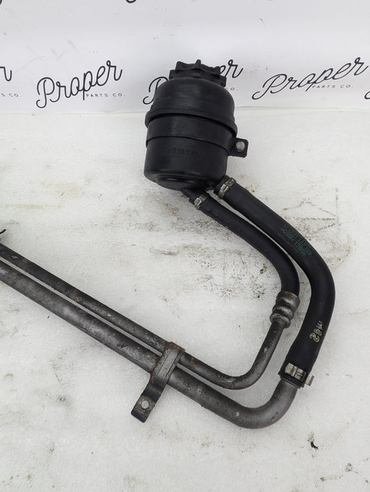 BMW E60 E61 M5/E63 E64 M6 Power Steering Fluid Intake & Cooler Return Lines W/Reservoir 32412282816/32412228855