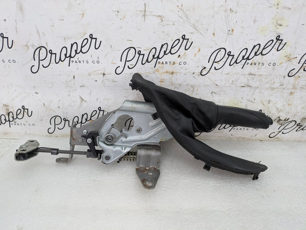 BMW F30 340xi Black Leather Parking Brake Lever/Handle/Boot 6799101/7846807