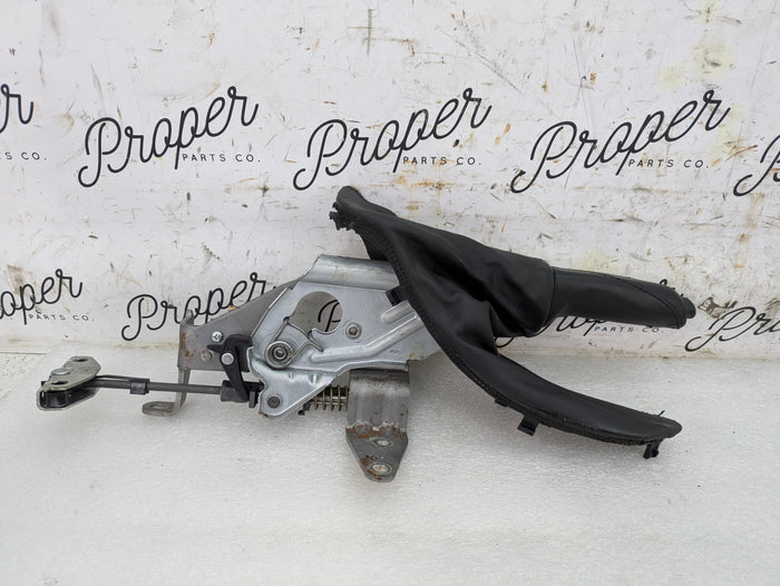 BMW F30 340xi Black Leather Parking Brake Lever/Handle/Boot 6799101/7846807