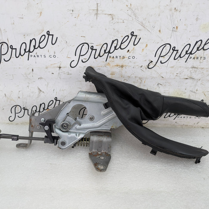 BMW F30 340xi Black Leather Parking Brake Lever/Handle/Boot 6799101/7846807