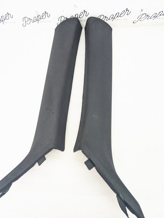 BMW F32 F36 F82 435xi 440xi 430xi 428xi M4 Driver/Passenger Black A Pillar Trim Cover Set 7276887/7276888