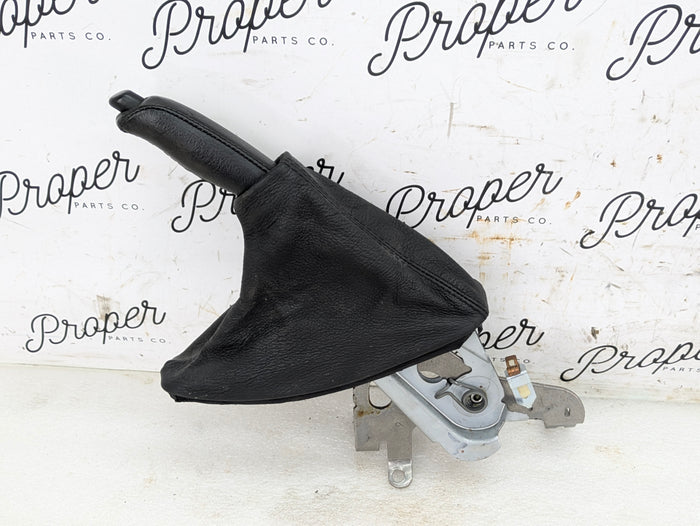BMW E46 M3 Handbreak Pull Lever Black Leather Handle 1164489