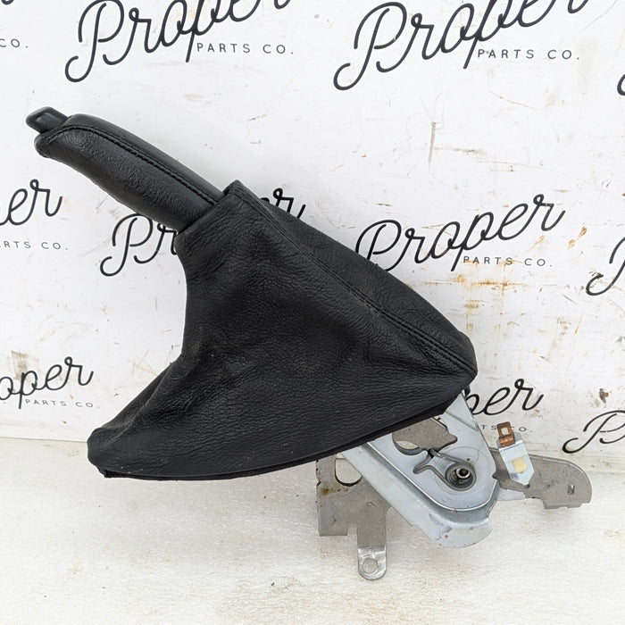 BMW E46 M3 Handbreak Pull Lever Black Leather Handle 1164489