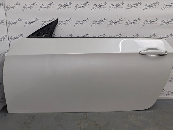 BMW E92 E93 335xi 328xi M3 Driver Side Door Mineral White 3 (A96)