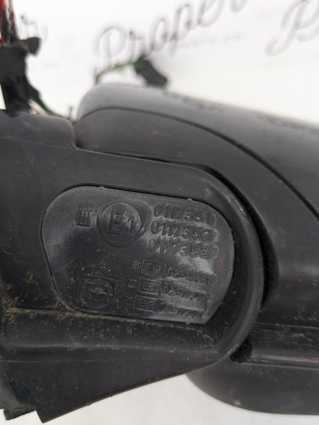 BMW E46 330i 328i 325i 323i Sedan/Wagon Left Side View Wing Mirror Black 51167153087