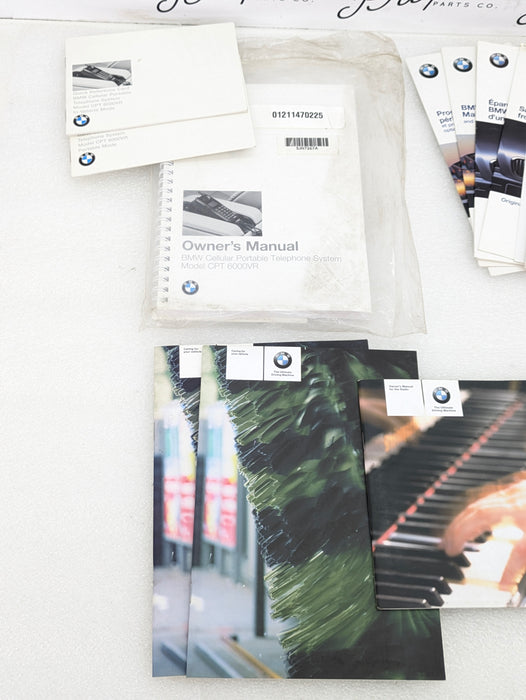 BMW E46 330Ci 325Ci 323Ci Misc. BMW Owners Manual Radio Booklet & Pamphlets Set 01410158112