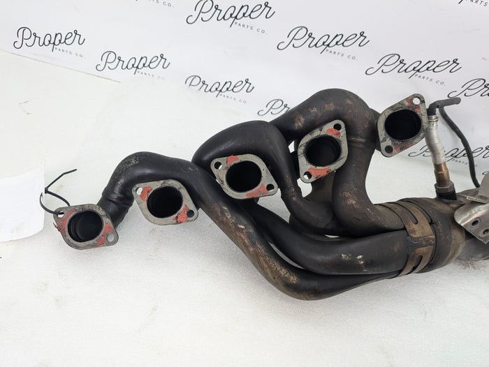 BMW E60 E61 M5 E63 E64 M6 S85 Exhaust Manifold Headers Left & Right Catalytic Converter Set 7836402/7836403
