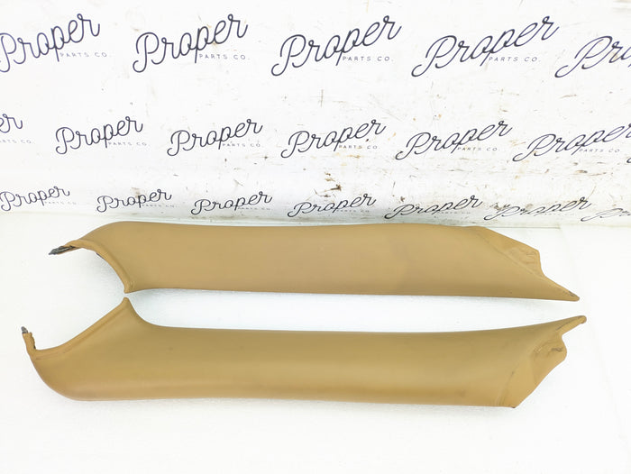 Porsche 996.2 911 Carrera 4 Cabriolet Convertible Left/Right A Pillar Set Savanna Beige 99655518211/99655518111