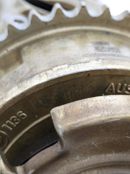 BMW F3X E9X E82 E88 F22 F23 F10 E70 F15 N55 Engine Exhaust Camshaft W/Ledger & Gear 7583208/7576161