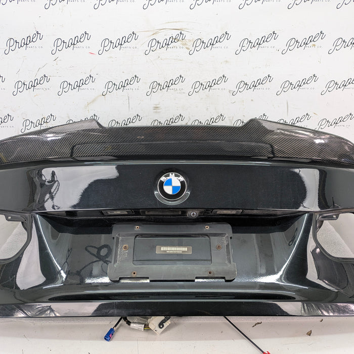 BMW F30 335xi 340xi 330xi 328xi 320i M3 Trunk Lid W/Aftermarket Spoiler Black Sapphire Metallic (475) 41007288757