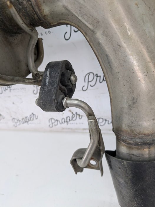 BMW F97 X3 M S58 Engine Rear Valved Black Tip Exhaust Muffler Silencer 8093523 *Damaged*