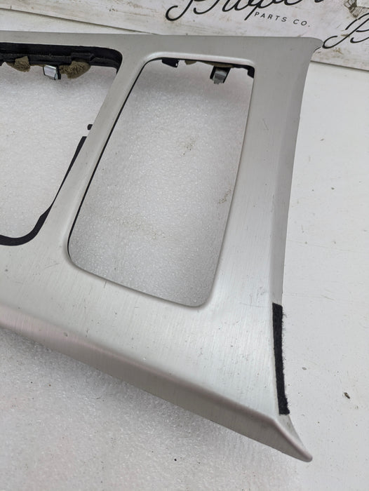BMW E91 E90 E92 3 Series Non-iDrive/Non-Navigation Brushed Aluminum Center Console Trim 6982445/7118034 *DAMAGED*