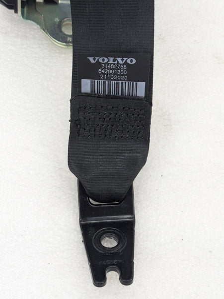 2021 Volvo V60 T6 R-Design Rear Right/Left Black Seat Belt 31462758