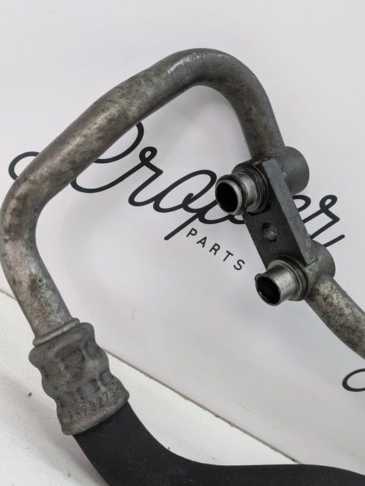 BMW E82 E88 135i N55 N54 Engine Oil Cooler Flow & Return Lines Hoses Set Pair 17227573273/17227573274