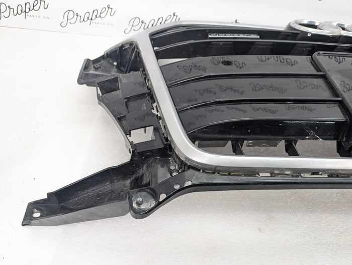 2016-2018 Audi 8U Q3 Facelift Front Center Bumper Grille Black & Chrome 8U0853653M