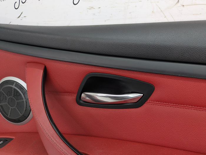 BMW E92 M Sport Interior Seats Set Coral Red Leather 8695884/6970729/6970730/9168956/6962584/7119846/7119815