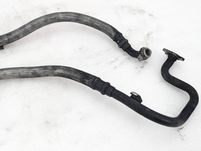 BMW E60 E61 M5 E63 E64 M6 Oil Cooler Inlet & Outlet Pressure Hose Pair 7835414
